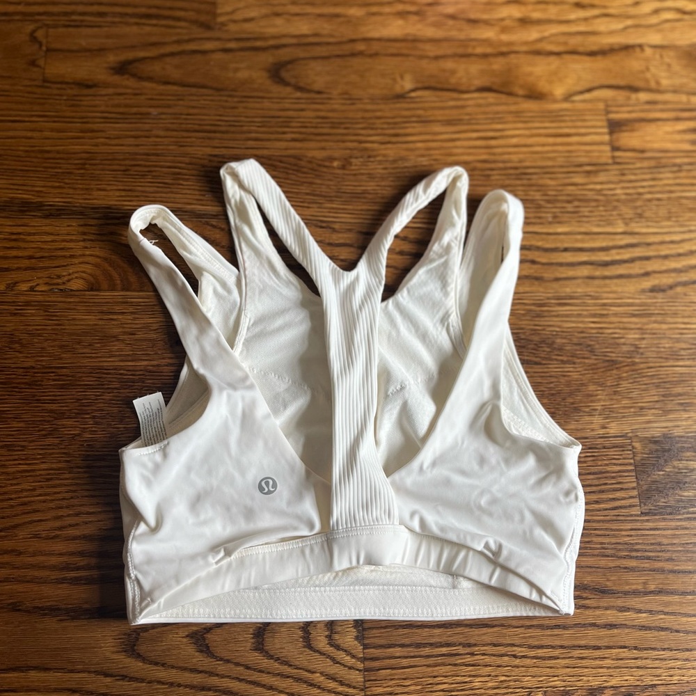Fun lululemon workout top with bra attached
